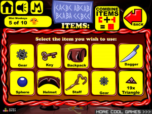 Игра Счастливая Обезьянка 626: Освободите Огненного Червя (Monkey GO Happy Stage 626: Free The Fire Worm) — играть онлайн бесплатно (изображение №7)