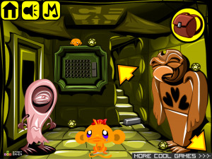 Игра Счастливая Обезьянка 628: Освободить Огненного Дракона (Monkey GO Happy Stage 628: Free The Fire Dragon) — играть онлайн бесплатно (изображение №5)