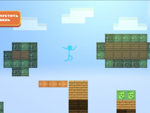 Игра Стикмен Паркур Скайленд (Stickman Parkour Skyland) — играть онлайн бесплатно (изображение №4)