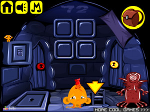 Игра Счастливая Обезьянка 632: Рубины (Monkey GO Happy Stage 632: Rubies) — играть онлайн бесплатно (изображение №4)