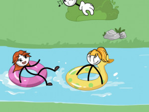 Игра Тролль-вор: Головоломка со Стикменом (Troll Thief - Stickman Puzzle) — играть онлайн бесплатно (изображение №3)