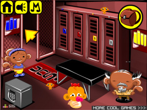 Игра Счастливая Обезьянка 633 (Monkey GO Happy Stage 633: Karate Monkey (Karate Kid) or Monkai (Cobra Kai) Root Vegetables and Exotic Fruits Month) — играть онлайн бесплатно (изображение №3)