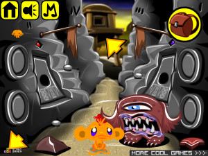 Игра Счастливая Обезьянка 634: Наряд Для Монстра (Monkey GO Happy Stage 634: Dress-up) — играть онлайн бесплатно (изображение №3)