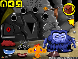 Игра Счастливая Обезьянка 634: Наряд Для Монстра (Monkey GO Happy Stage 634: Dress-up) — играть онлайн бесплатно (изображение №4)