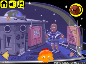 Игра Счастливая Обезьянка 635 (Monkey GO Happy Stage 635: Monkey Meets the Minions / Moon Colony / Monkey Mariner and the Seahawks) — играть онлайн бесплатно (изображение №3)