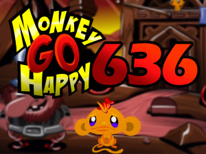 Игра Счастливая Обезьянка 636: Монстр-Птица (Monkey GO Happy Stage 636: Monstra-Bird) — играть онлайн бесплатно (изображение №1)