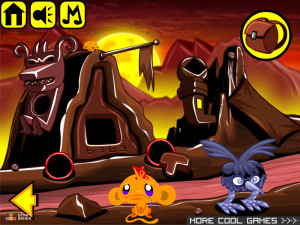 Игра Счастливая Обезьянка 636: Монстр-Птица (Monkey GO Happy Stage 636: Monstra-Bird) — играть онлайн бесплатно (изображение №3)