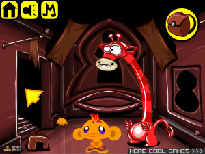 Игра Счастливая Обезьянка 636: Монстр-Птица (Monkey GO Happy Stage 636: Monstra-Bird) — играть онлайн бесплатно (изображение №5)