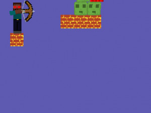 Игра Хиробрин против Школы Монстров (Herobrine vs Monster School) — играть онлайн бесплатно (изображение №5)