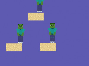 Игра Хиробрин против Школы Монстров (Herobrine vs Monster School) — играть онлайн бесплатно (изображение №6)