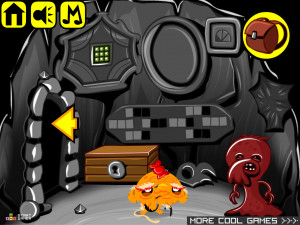 Игра Счастливая Обезьянка 638: Глаз (Monkey GO Happy Stage 638: The Eye) — играть онлайн бесплатно (изображение №4)
