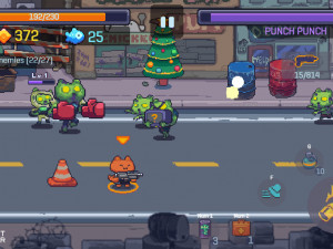 Игра Кот-стрелок: Супер Зомби-стрельба (Cat Gunner: Super Zombie Shoot) — играть онлайн бесплатно (изображение №4)