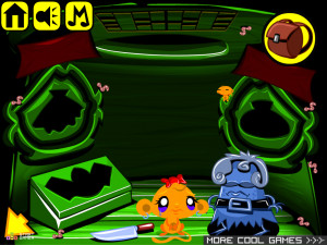 Игра Счастливая Обезьянка 642: Рыба (Monkey GO Happy Stage 642: Fish) — играть онлайн бесплатно (изображение №4)