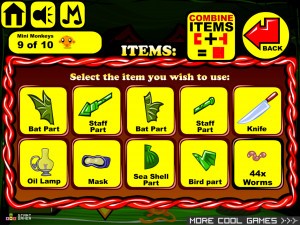 Игра Счастливая Обезьянка 642: Рыба (Monkey GO Happy Stage 642: Fish) — играть онлайн бесплатно (изображение №7)