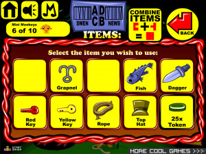 Игра Счастливая Обезьянка 644: Камни Ярости (Monkey GO Happy Stage 644: Rage Gems) — играть онлайн бесплатно (изображение №6)