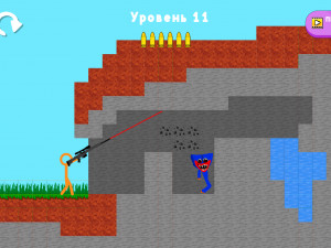Игра Стикмен против Хагги Вагги (Stickman vs Huggy Wuggy) — играть онлайн бесплатно (изображение №6)