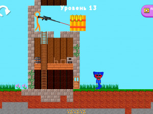 Игра Стикмен против Хагги Вагги (Stickman vs Huggy Wuggy) — играть онлайн бесплатно (изображение №7)