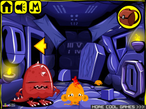 Игра Счастливая Обезьянка 648: Катакомбы — Глава 2 (Monkey GO Happy Stage 648: CATACOMBS Chapter — 2) — играть онлайн бесплатно (изображение №3)