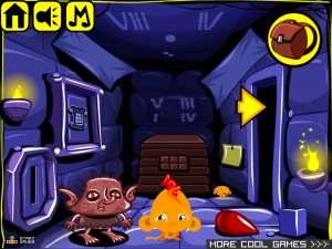 Игра Счастливая Обезьянка 648: Катакомбы — Глава 2 (Monkey GO Happy Stage 648: CATACOMBS Chapter — 2) — играть онлайн бесплатно (изображение №5)