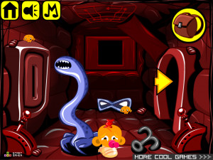 Игра Счастливая Обезьянка 650: Катакомбы — Глава 3 (Monkey GO Happy Stage 650: CATACOMBS Chapter — 3) — играть онлайн бесплатно (изображение №4)