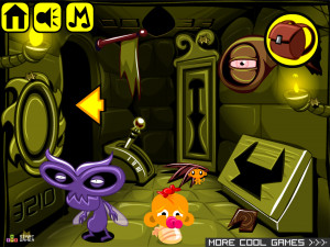 Игра Счастливая Обезьянка 652: Катакомбы — Глава 4 (Monkey GO Happy Stage 652: CATACOMBS Chapter — 4) — играть онлайн бесплатно (изображение №3)