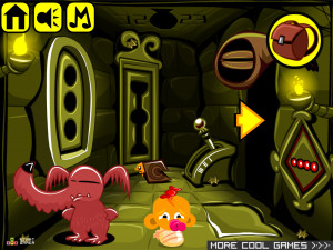 Игра Счастливая Обезьянка 652: Катакомбы — Глава 4 (Monkey GO Happy Stage 652: CATACOMBS Chapter — 4) — играть онлайн бесплатно (изображение №6)