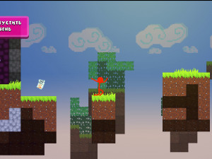 Игра Стикмен Паркур 2: Лаки Блок (Stickman Parkour 2: Lucky Block) — играть онлайн бесплатно (изображение №2)