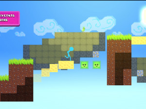 Игра Стикмен Паркур 2: Лаки Блок (Stickman Parkour 2: Lucky Block) — играть онлайн бесплатно (изображение №4)