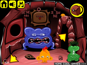 Игра Счастливая Обезьянка 654: Катакомбы — Глава 5 (Monkey GO Happy Stage 654: CATACOMBS Chapter — 5) — играть онлайн бесплатно (изображение №5)