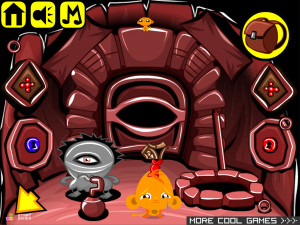 Игра Счастливая Обезьянка 654: Катакомбы — Глава 5 (Monkey GO Happy Stage 654: CATACOMBS Chapter — 5) — играть онлайн бесплатно (изображение №6)