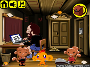 Игра Счастливая Обезьянка 657: Обезьяны помогают Робину (Monkey GO Happy Stage 657: Monkeys helping Robin to remember to click multi choice option theme) — играть онлайн бесплатно (изображение №2)