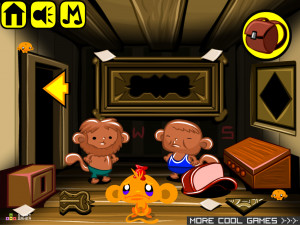 Игра Счастливая Обезьянка 657: Обезьяны помогают Робину (Monkey GO Happy Stage 657: Monkeys helping Robin to remember to click multi choice option theme) — играть онлайн бесплатно (изображение №3)
