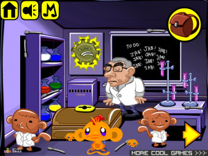 Игра Счастливая Обезьянка 659: Рейд ФБР (Monkey GO Happy Stage 659: FBI raid / Monkeypox vs. Covid - battle of the viruses Pandora box theme) — играть онлайн бесплатно (изображение №2)