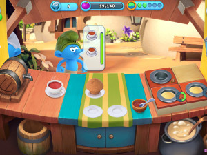 Игра Смурфики Готовят (The Smurfs Cooking) — играть онлайн бесплатно (изображение №2)