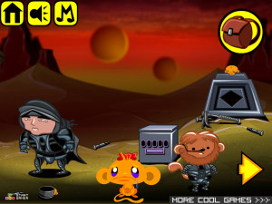 Игра Счастливая Обезьянка 661 (Monkey GO Happy Stage 661: Monkey'dib Of Dune - An Arrakis Theme) — играть онлайн бесплатно (изображение №2)