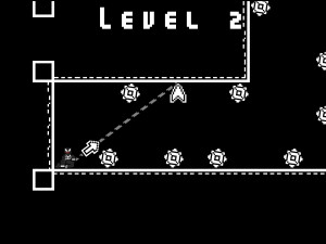 Игра 8-битный Черный Канатоходец (8Bit Black Ropeman) — играть онлайн бесплатно (изображение №2)