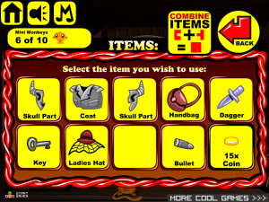 Игра Счастливая Обезьянка 663 (Monkey GO Happy Stage 663: Lucky Luke theme - the man who shoots faster then his own shadow) — играть онлайн бесплатно (изображение №4)