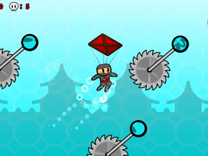 Игра Ниндзя Парашютист (Parakite Ninja) — играть онлайн бесплатно (изображение №2)