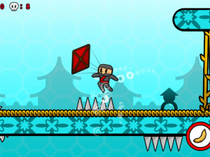 Игра Ниндзя Парашютист (Parakite Ninja) — играть онлайн бесплатно (изображение №4)