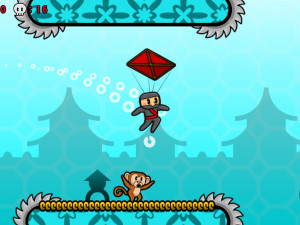 Игра Ниндзя Парашютист (Parakite Ninja) — играть онлайн бесплатно (изображение №7)
