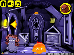 Игра Счастливая Обезьянка 664: Катакомбы — Глава 10 (Monkey GO Happy Stage 664: CATACOMBS Chapter — 10) — играть онлайн бесплатно (изображение №2)