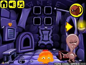 Игра Счастливая Обезьянка 664: Катакомбы — Глава 10 (Monkey GO Happy Stage 664: CATACOMBS Chapter — 10) — играть онлайн бесплатно (изображение №3)