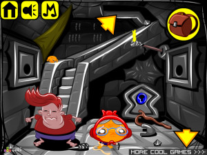 Игра Счастливая Обезьянка 668:  Огненный Шар (Monkey GO Happy Stage 668: Fire Ball) — играть онлайн бесплатно (изображение №5)