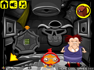 Игра Счастливая Обезьянка 668:  Огненный Шар (Monkey GO Happy Stage 668: Fire Ball) — играть онлайн бесплатно (изображение №6)