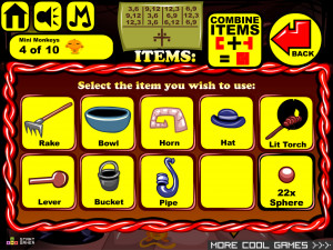 Игра Счастливая Обезьянка 670: Странный Мир — Глава 1 (Monkey GO Happy Stage 670: Weird World Chapter — 1) — играть онлайн бесплатно (изображение №7)