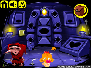 Игра Счастливая Обезьянка 672: Странный Мир — Глава 2 (Monkey GO Happy Stage 672: Weird World Chapter — 2) — играть онлайн бесплатно (изображение №2)