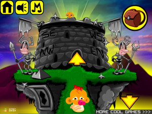 Игра Счастливая Обезьянка 672: Странный Мир — Глава 2 (Monkey GO Happy Stage 672: Weird World Chapter — 2) — играть онлайн бесплатно (изображение №3)