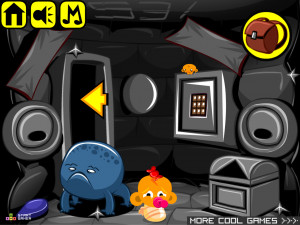 Игра Счастливая Обезьянка 672: Странный Мир — Глава 2 (Monkey GO Happy Stage 672: Weird World Chapter — 2) — играть онлайн бесплатно (изображение №5)