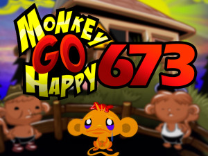 Игра Счастливая Обезьянка 673: Обезьяны Испытывают Радость от Переезда в Новое Жилище (Monkey GO Happy Stage 673: Monkeys experience the joy of moving to a new residence) — играть онлайн бесплатно (изображение №1)