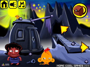 Игра Счастливая Обезьянка 674: Странный Мир — Глава 3 (Monkey GO Happy Stage 674: Weird World Chapter — 3) — играть онлайн бесплатно (изображение №2)